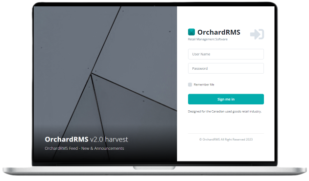 Orchard Main Screen